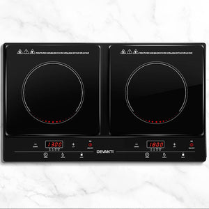 Devanti Induction Cooktop Portable Cooker Ceramic Cook Top Electric Hob Kitchen