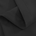 Artqueen 2X Pinch Pleat Pleated Blockout Curtains Black 140cmx213cm