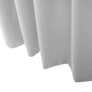 Art Queen 2 Panel 300 x 230cm Eyelet Block Out Curtains - Light Grey