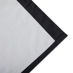 Art Queen 2 Panel 140 x 230cm Eyelet Blockout Curtains - Black