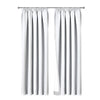 Art Queen 2 Pencil Pleat 180x213cm Blockout Curtains - White