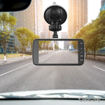 UL Tech 4 Inch Dual Camera Dash Camera - Black