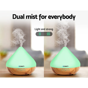 DEVANTI Aroma Diffuser Air Humidifier Night Light 300ml