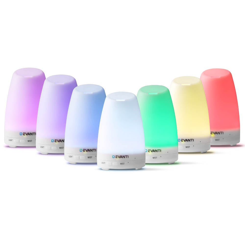 Devanti 120ml 4 in 1 Aroma Diffuser - White