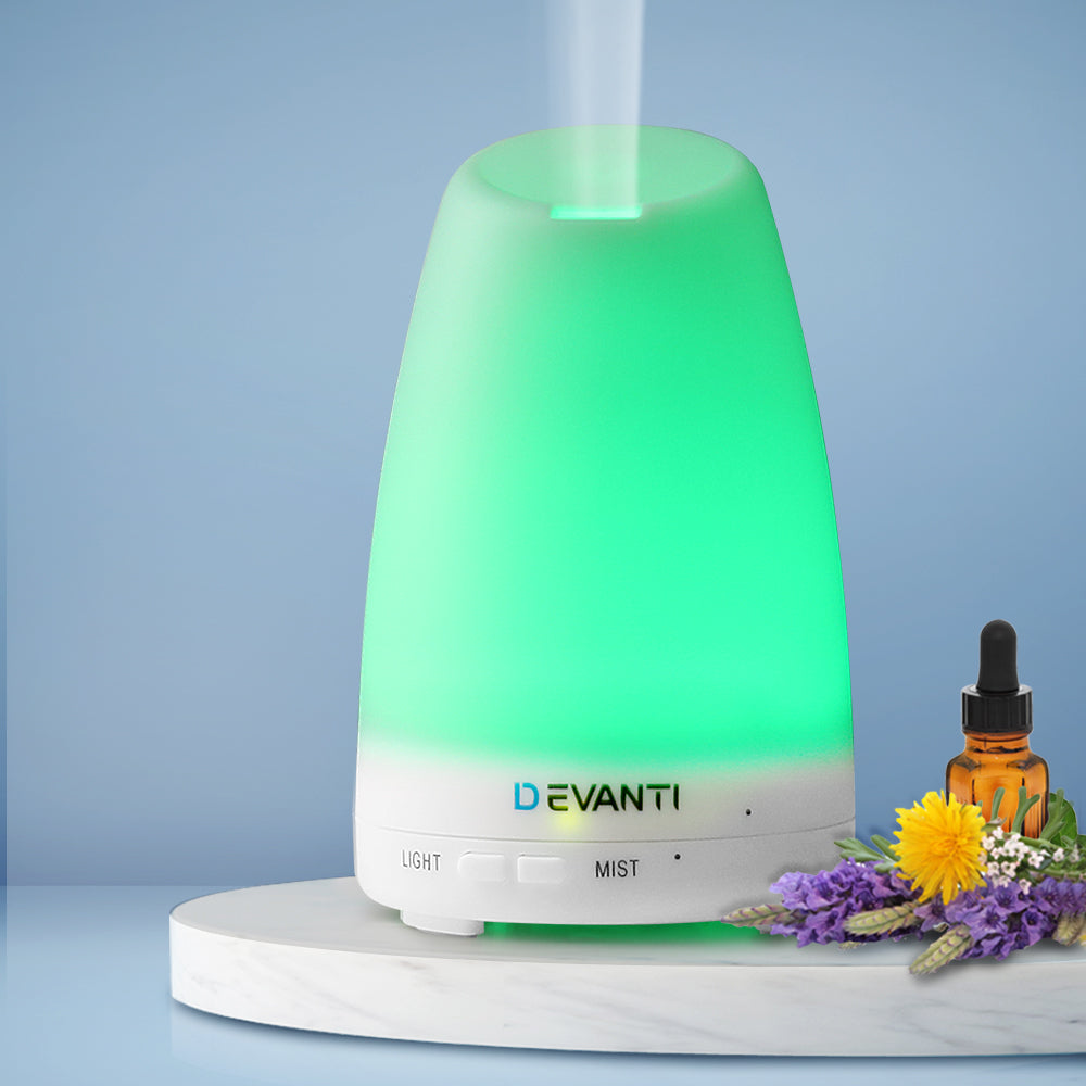 Devanti 120ml 4 in 1 Aroma Diffuser - White