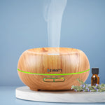 Devanti 200ml 4 in 1 Aroma Diffuser - Light Wood