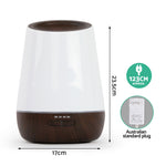 4 in 1 Ultrasonic Aroma Diffuser 500ml - Dark Wood