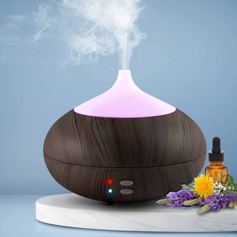 4 in 1 Aroma Diffuser 300ml - Dark Wood