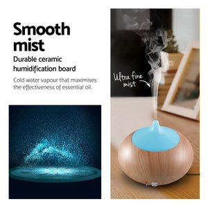 4 in 1 Aroma Diffuser 300ml - Light Wood