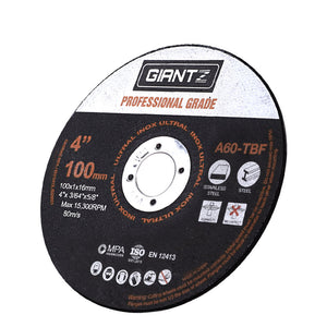 Giantz 25 x 4" Cutting Disc 100mm Metal Cut Off Wheel Angle Grinder Thin Steel