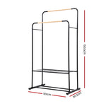 Portable Clothes Rack Rail Hanger Stand Garment Wardrobe Closet Organiser Shelf