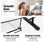 Portable Clothes Rack Rail Hanger Stand Garment Wardrobe Closet Organiser Shelf