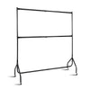 6FT Double Metal Garment Display Rail - Black