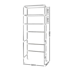 3 Tier Bathroom Storage Rack - Silver