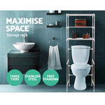 3 Tier Bathroom Storage Rack - Silver