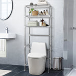 3 Tier Bathroom Storage Rack - Silver