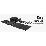 Portable Cube Storage Boxes Cabinet Clothes Toys Drawer Organiser 4 Cubes