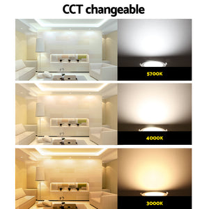 10 x LUMEY LED Downlight Kit Ceiling Bathroom Light CCT Changeable 10W