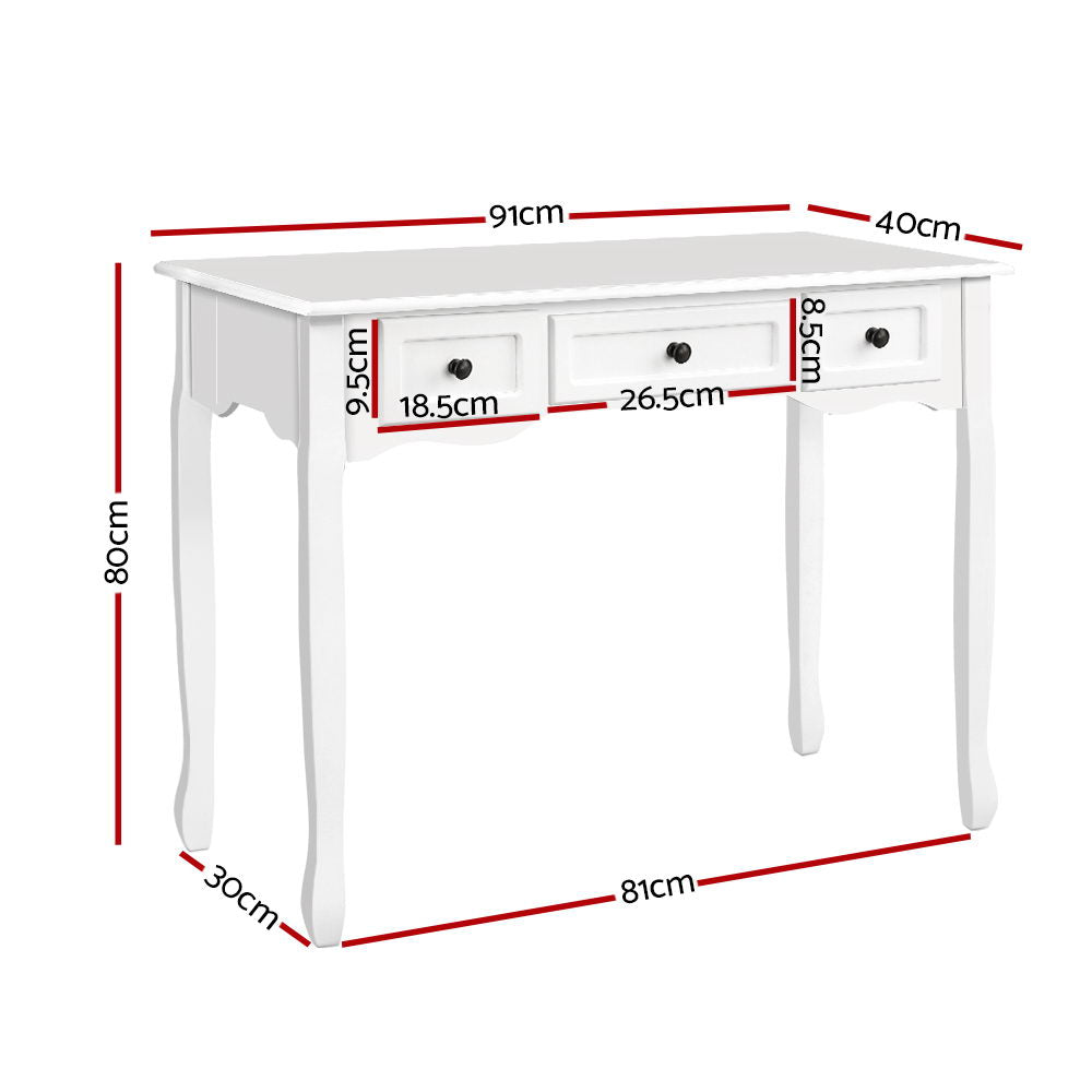 Artiss French Provincial Hall Table - White