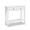 Artiss Hallway Console Table Hall Side Entry 2 Drawers Display French White Desk