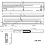 Cefito 227KG Heavy Duty Locking Drawer Slide Full Extension Ball Bearing 914mm