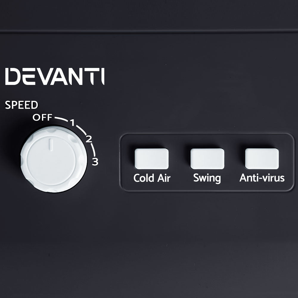 Devanti Evaporative Air Cooler and Humidifier - Black