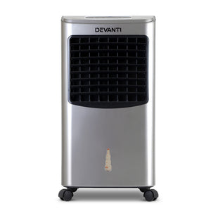 Devanti Portable Evaporative Air Cooler - Silver