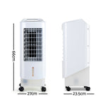 Devanti Portable Evaporative Air Cooler - White