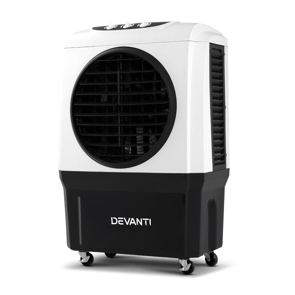 Devanti Evaporative Air Cooler Industrial Commercial Portable Water Fan Workshop