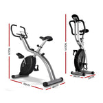 Everfit Folding Magnetic Exercise X-Bike X bike Bicycle Cycling Fitness