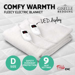 Giselle Bedding 9 Setting Fully Fitted Electric Blanket - Double