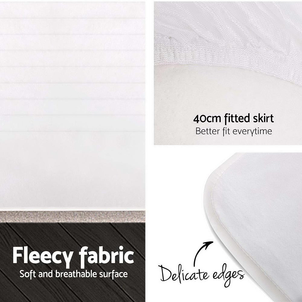 Giselle Bedding 9 Setting Fully Fitted Electric Blanket - Queen