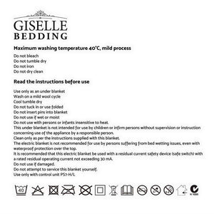 Giselle Bedding 3 Setting Fully Fitted Electric Blanket - King