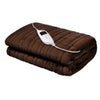Giselle Bedding Electric Throw Blanket - Chocolate