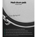 8 Piece Electric Electronic Drum Kit Mesh Drums Set Pad Tom Midi For Kids Adults