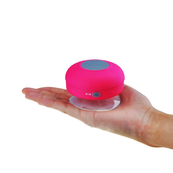 Mini Waterproof Wireless Bluetooth Speaker (Pink)