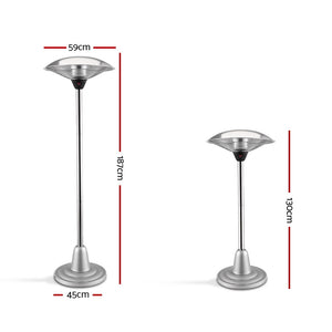 Devanti 2500w Electric Portable Patio Strip Heater