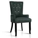 Artiss French Provincial Dining Chair - Grey