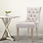 Artiss CAYES French Provincial Dining Chair Beige