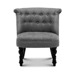 Artiss Lorraine Armchair - Grey