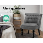 Artiss Lorraine Armchair - Grey