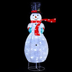 Jingle Jollys Christmas Motif Lights Foldable Snowman 120 LED Fairy Outdoor