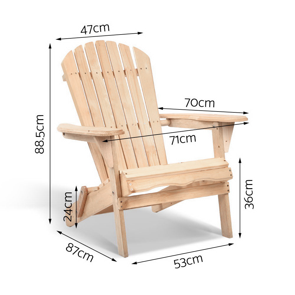 Gardeon Outdoor Foldable Beach Garden Chair