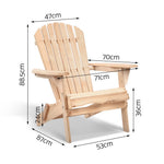 Gardeon Outdoor Foldable Beach Garden Chair