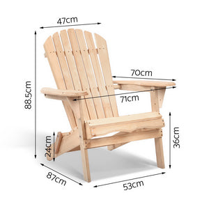 Gardeon Outdoor Foldable Beach Garden Chair