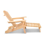 Gardeon Outdoor Adirondack Wooden Beach Chair
