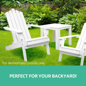 Gardeon 2 Piece Outdoor Beach Chair and Table Set