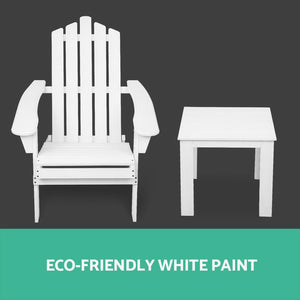 Gardeon 2 Piece Outdoor Beach Chair and Table Set
