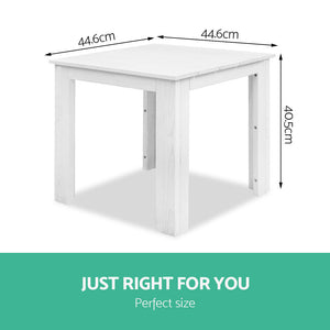 Gardeon Outdoor Side Beach Table - White