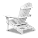 Gardeon Foldable Adirondack Beach Chair - White